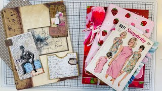 Junk Journal Flip Through (Grungy, Pink, & Vintage?!) + Upcoming Plans