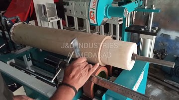 Semi Automatic 6" Paper Core Cutting Machine | J&D Industries