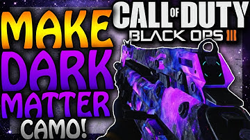 HOW TO MAKE "DARK MATTER CAMO" IN PAINTSHOP! - Make "Dark Matter Camo" EASY! (BO3 Makeshift Camo)