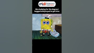 Me studying for my MBA degree in the UK... but the struggle is real! 😩