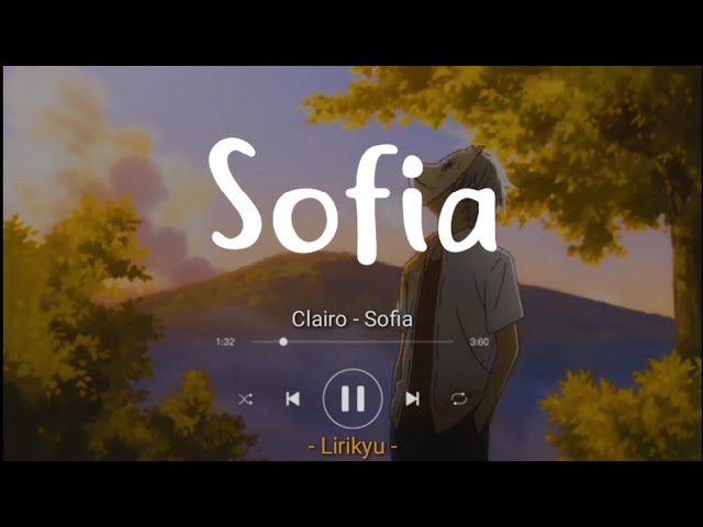 Clario - Sofia (Lyrics Terjemahan Indonesia) TikTok Version class=