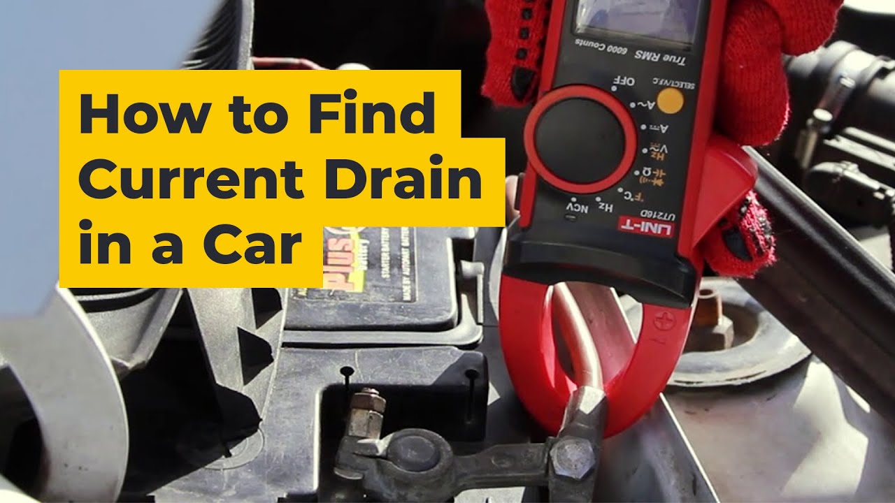 How to Find Current Drain in a Car with a Multimeter and Clamp Meter -  YouTube