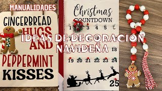 Manualidades NAVIDEÑAS 🎅Galleta de Jengibre🎄DIY #christmas #navidad2023 #gingerbread
