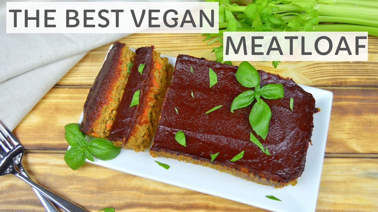 HIGH PROTEIN VEGAN MEATLOAF Healthy + Easy + Tasty YouTube
