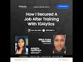 How I secured A Job After My 10Alytics Journey