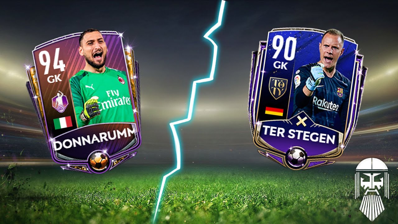 FIFA mobile 20: DONNARUMMA 6.5 VS TER STEGEN 6'1 - YouTube