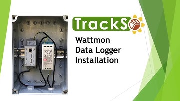 Trackso Wattmon Datalogger/Power Control Installation Video