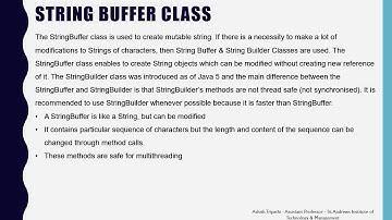 SAITM BCA 6 Java Unit 4 Lecture 14