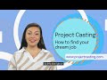 How to apply for a job on project casting