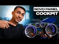 FIZ O NOVO PAINEL DO COCKPIT