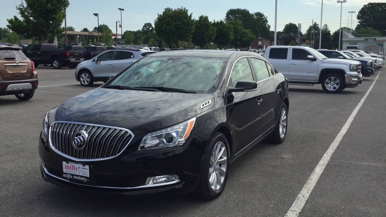 2016 Buick LaCrosse Leather Group FWD Sunroof Ebony Twilight Metallic