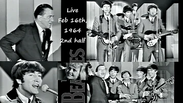 The Beatles live Feb 16,1964 - I Saw Her Standing There,From Me To You,I Want To Hold Your Hand (St)