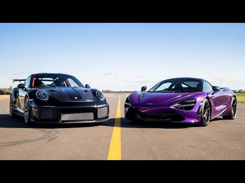 DRAG RACE!! PORSCHE GT2 RS vs MCLAREN 720S