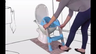 Baby Toilet Trainer Safety Seat Chair Step with Adjustable Ladder Buy Now Here: http://bit.ly/2xMaHyo Buy Now Here: http://bit.ly/2xMaHyo Learning to use the toilet or potty is a big step for a toddler
