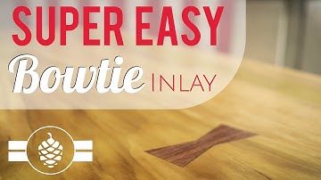 EASIEST Bow-tie Inlay - The Slab Stitcher