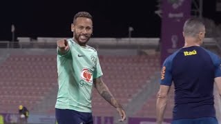 Neymar Training With Huge Smile As He Continues To Recover From Injury 2022 World Cup