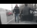 Russian drivers fight with baseball bat