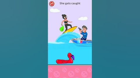 She gets caught ! 🤣 Happy Ending Gameplay😂🤪 #shorts #gaming #trending #animação