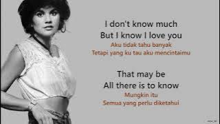 Don't Know Much - Linda ronstadt & Aaron neville (Lirik terjemahan)