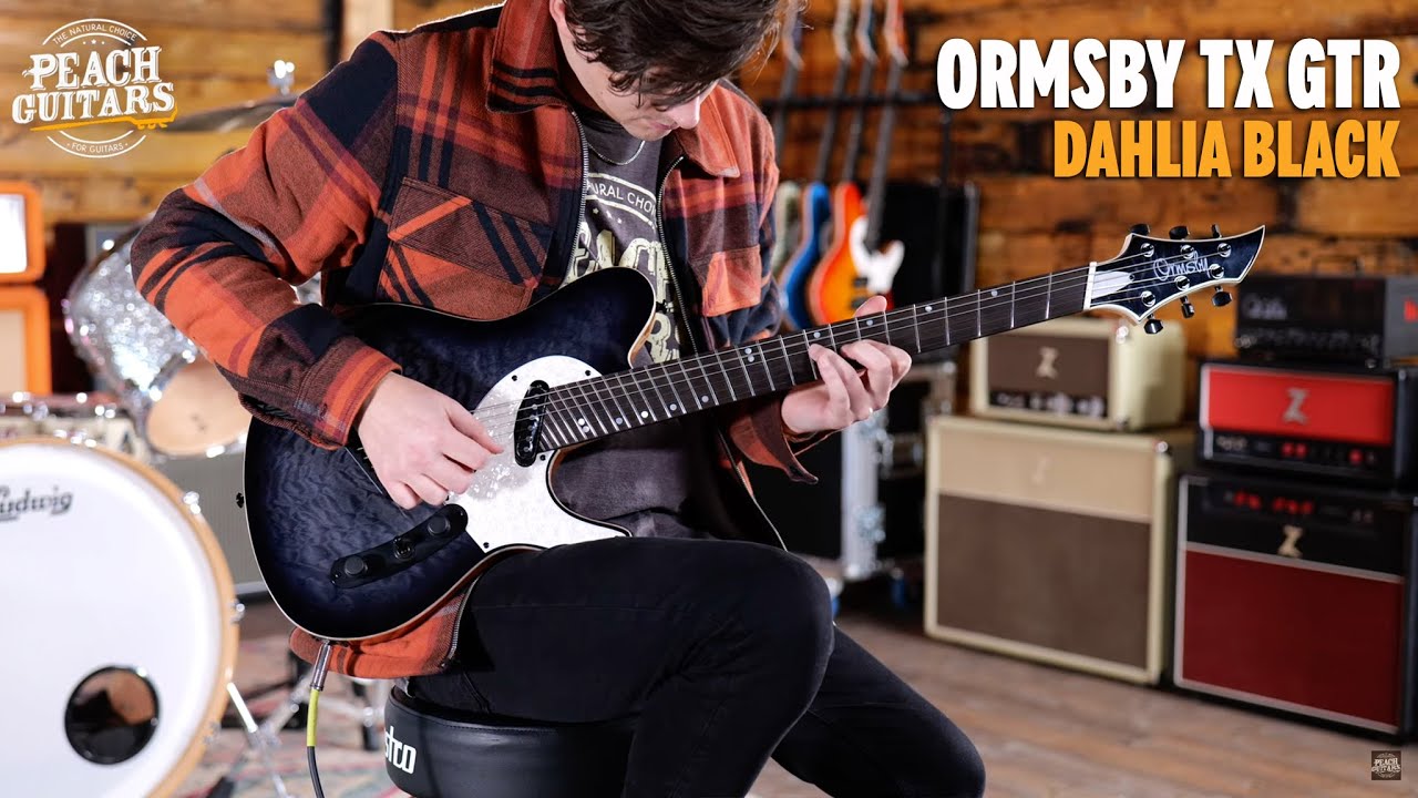 Ormsby TX GTR | 6-string - Dahlia Black Exotic