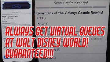 How to ALWAYS Get Virtual Queues for Tron Lightcycle Run and Guardians of the Galaxy!! GUARANTEED!!!