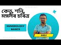 Ketu Saturn And Mars l Numerology Course l Numerology Classes in Assamese l Assamese Numerology