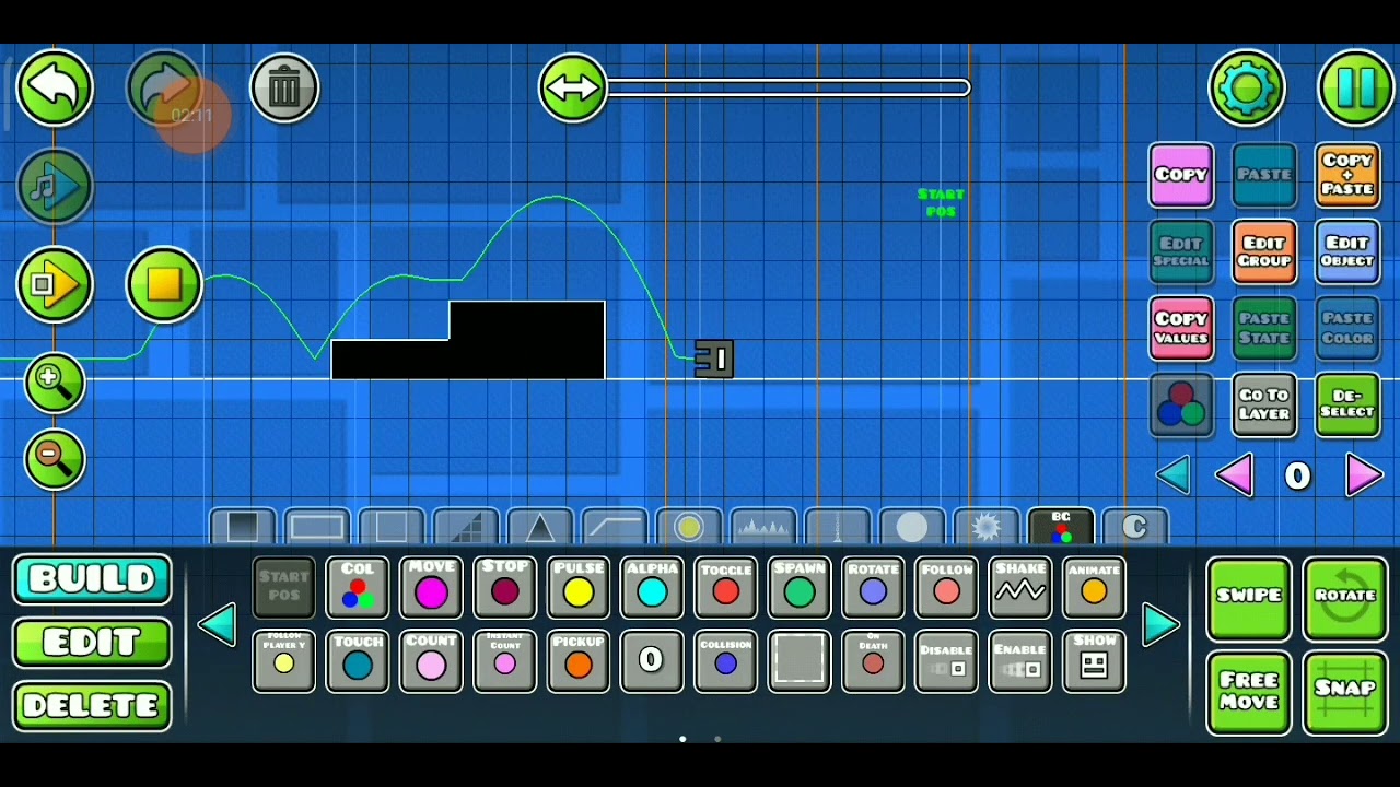 Como usar los triggers de Geometry Dash (3 triggers) - YouTube