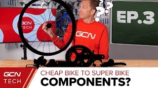 Groupset, Components & Plot Twist | Cheap Bike To Super Bike Ep. 3