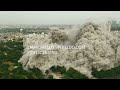 Noida twin tower demolition drone  exclusive