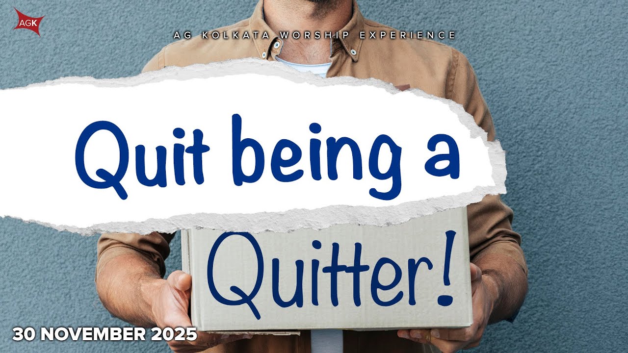 Quit being a Quitter | AG Kolkata | 11:00AM IST