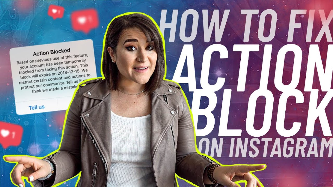 how to fix action blocked on instagram 2021