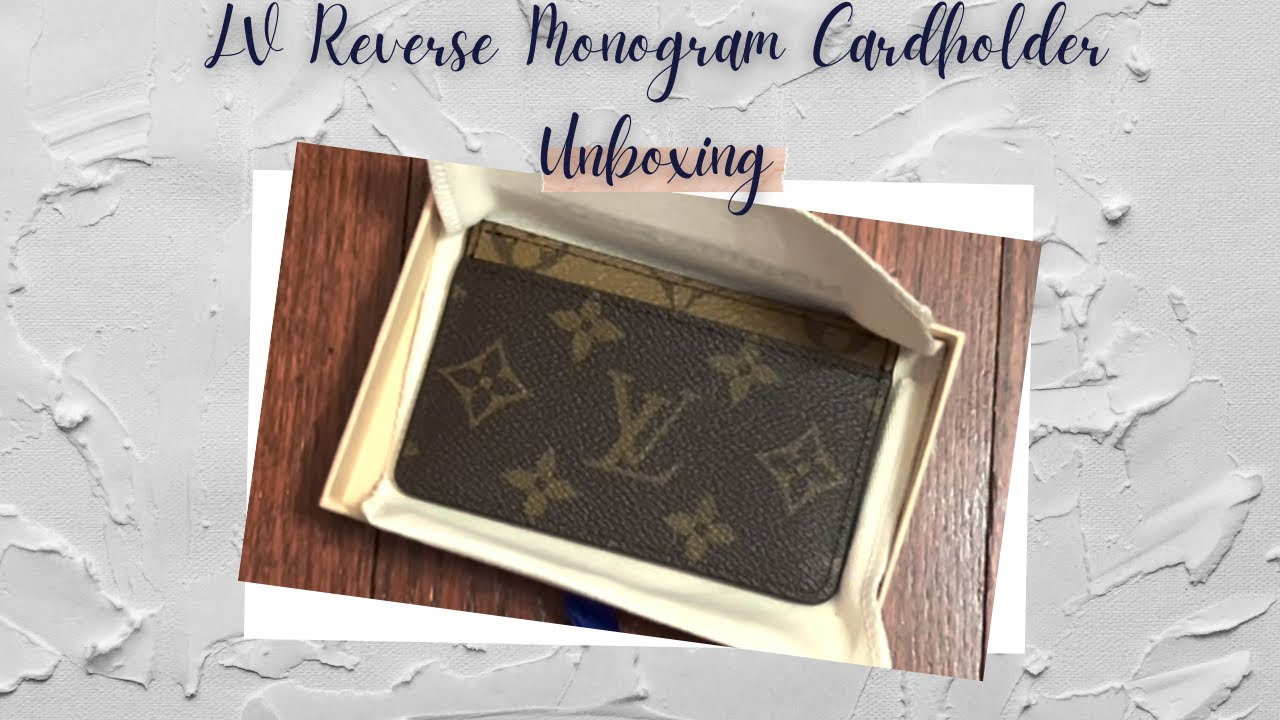 Louis Vuitton Unboxing Card Holder Monogram Reverse 