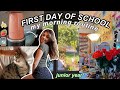 GETTING READY FOR MY FIRST DAY OF SCHOOL & vlog!! *junior year*