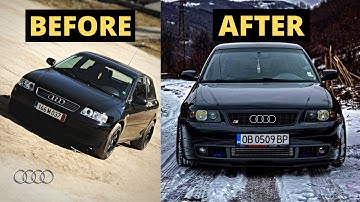 Building a 250HP Audi A3 8L 1.8T In 3 Minutes | Project Car Transformation