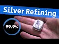 How to refine silver  the complete silver chloride process tutorial