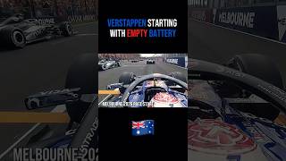 Did Verstappen Start with an EMPTY Battery in Melbourne? #ausgp #maxverstappen #f1