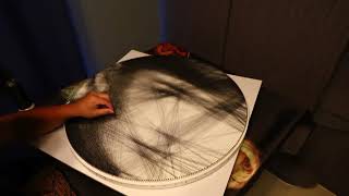 String Art - Time Lapse Audrey Hepburn