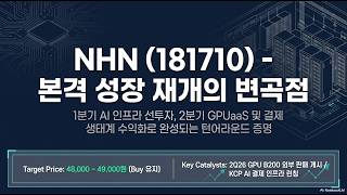 NHN 주가 전망, AI·GPU·결제까지… 지금 사야 하는 3가지 이유
