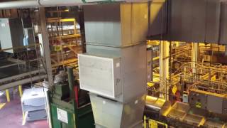 The beer warehouse at MillerCoors Milwaukee
