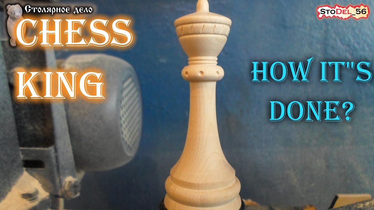 How to make chess, king. Как сделать шахматы болгаркой 4 Король