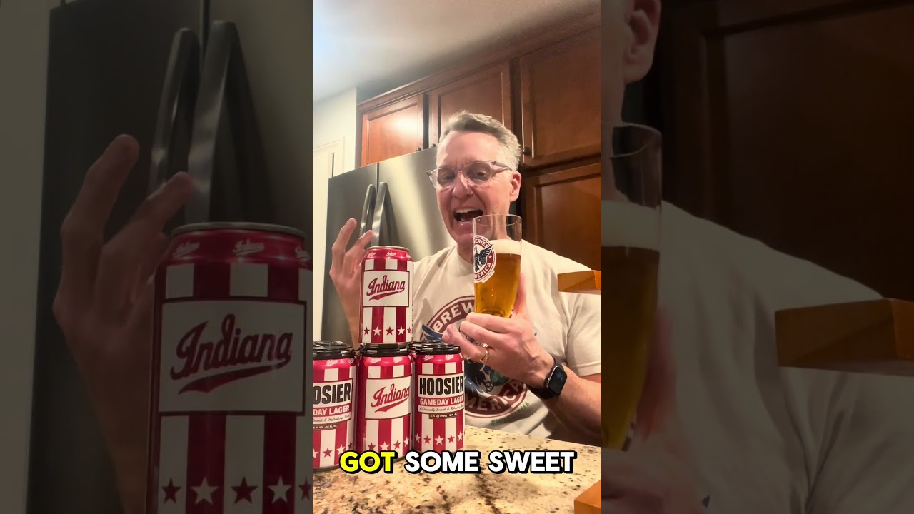Обзор пива Indiana Hoosier GameDay Lager!
