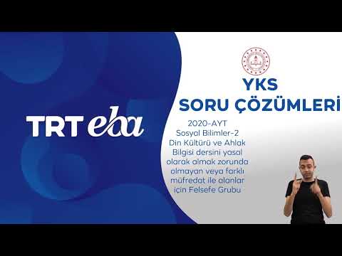 2020 YKS Sınav Soru Çözümü - Felsefe-2 (AYT)