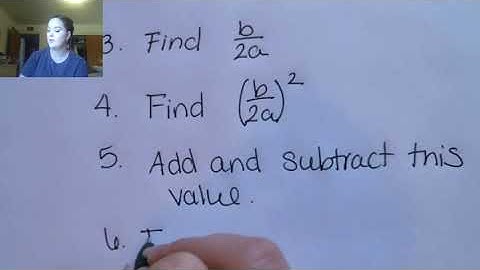 3.4 Completing the Square