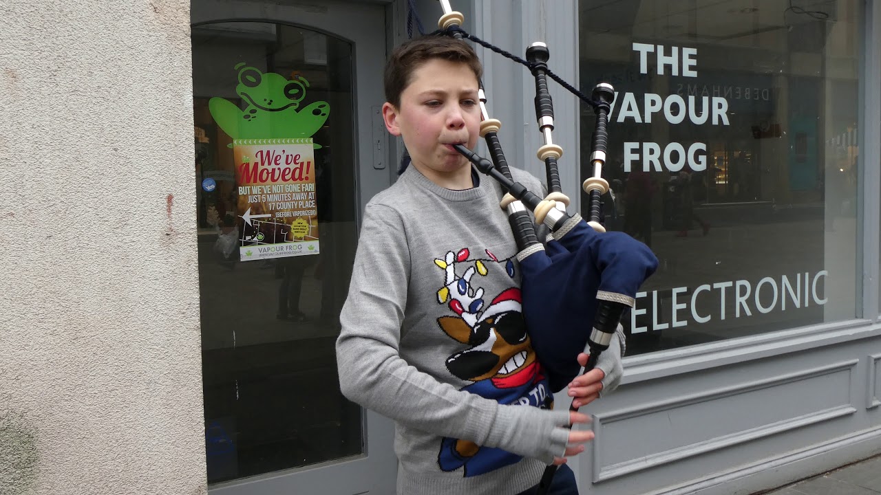 Thunderstruck Bagpipes Music Perth Perthshire Scotland YouTube