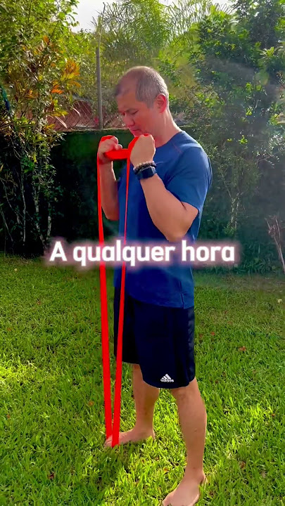 Exercícios de força com elástico do tipo superband #exerciciofisico #elastico #superband
