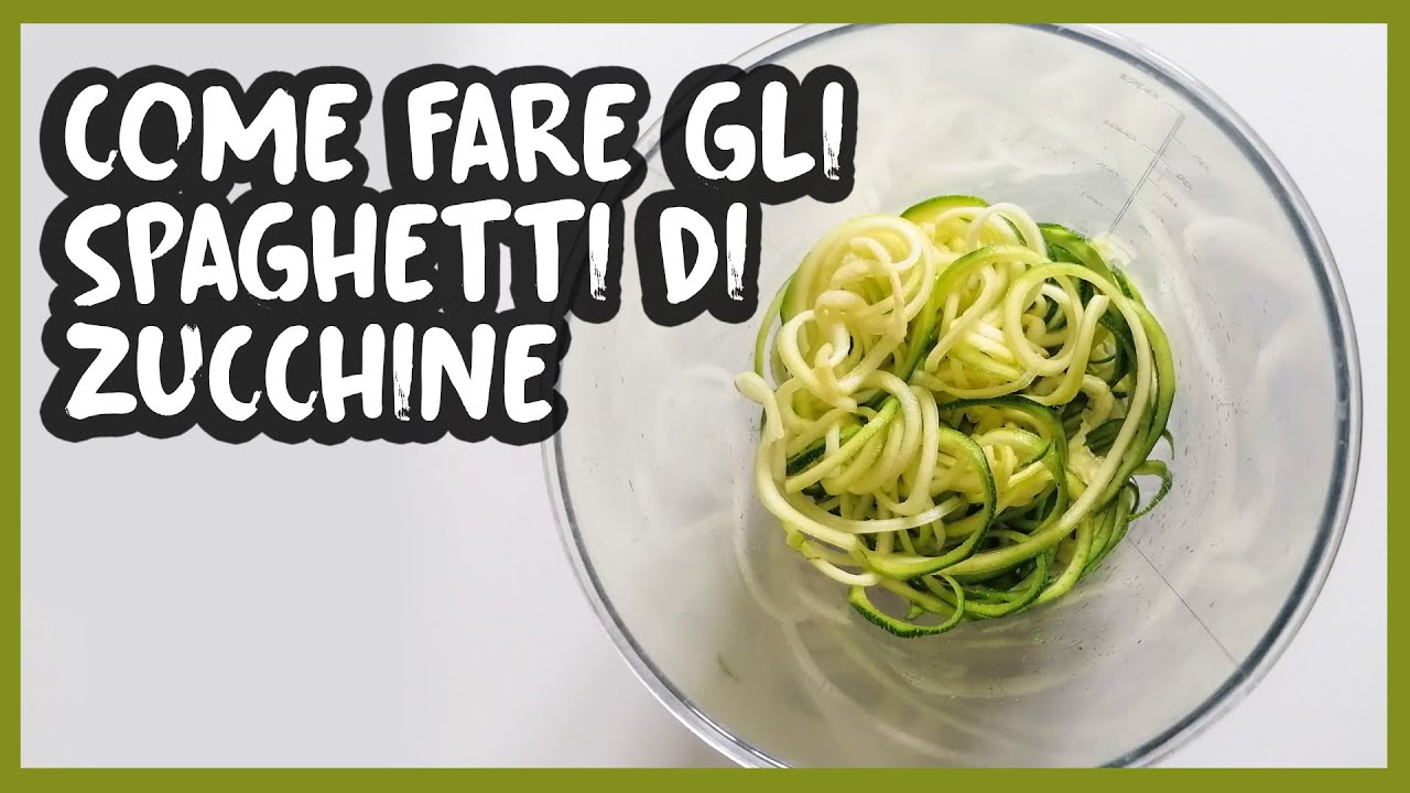 Come fare gli spaghetti di zucchine #22 