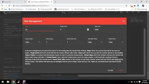 Auto Trading Web Bot For Binary.com | Quick 30$ Profit | 100% FREE