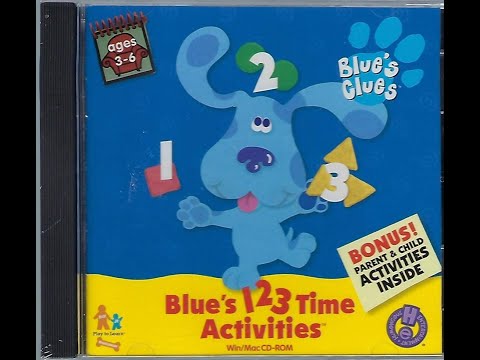 [Blues Clues PC Gameplays] Blueu0027s 123 Time Activites Toys 7-10