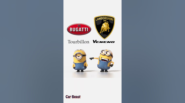 Bugatti Tourbillon vs Lamborghini Veneno | Minions Style ASMR | Funny Car TikTok Compilation#car