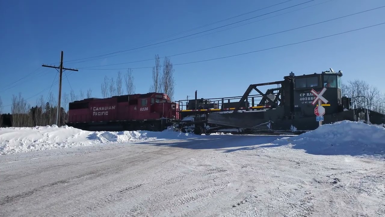 CP Work Train!!!!! in Dorion Ontario at mile 85.1